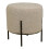 Alford Pouf Imitation Schafsleder Grismarron. 1