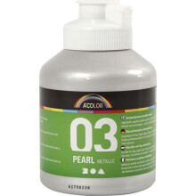 Acrylfarbe - A-Color - Silber - 500 ml - Metallic - Hochwertig