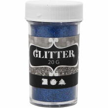 Paillettes finas - 20 - Azul - Tarro de 20 g