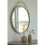"Wall mirror Ø50cm natural rattan." 2