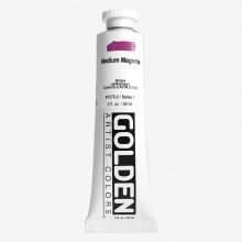 Golden : Schwerkörper-Acrylfarbe : 60ml : Mittelmagenta