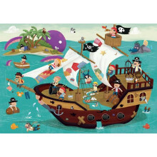 Puzzle 50 pezzi: Puzzle investigativo: Nave pirata