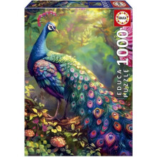 Puzzle - EDUCA - Giardino dei Pavoni - 1000 pezzi - 68x48 cm - Per adulti a partire da 12 anni