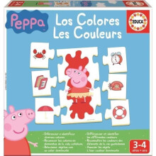 Jogo de despertar educativo PEPPA PIG As Cores - EDUCA - Para Menino e Menina a partir de 3 anos