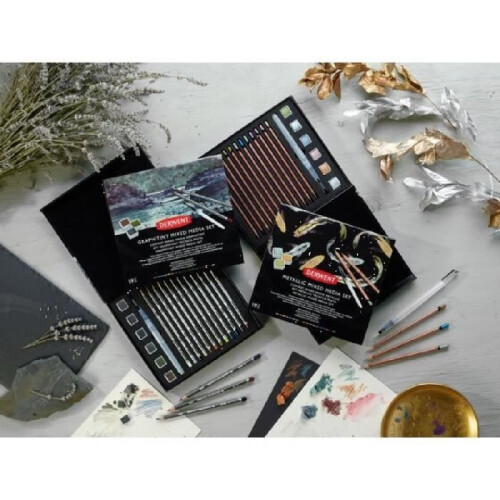 Derwent Coffret Metallic Mixed Media di Derwent 1