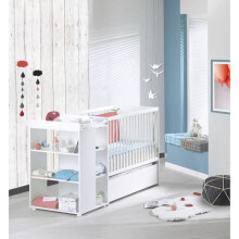 SAUTHON ELOI Lit Combinato 3 in 1 Evolutivo 60 x 120 in 90x190 cm - Bianco