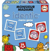 Lernspiel - EDUCA - Monsieur Madame - Identic