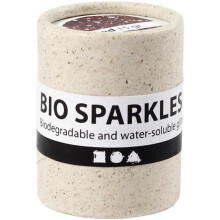 Paillettes finas biodegradables - Rosa - 10 g - 100% sin plástico - Ecológico