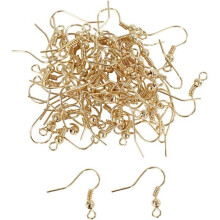 Crochet-type mounting with decorative beads and rings. ref 603041