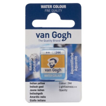 Van Goghin keltainen intiaaniväri akvarellimaalaus 244