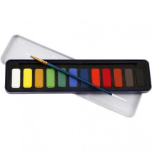 Akvarelli setti harjalla - COLORTIME - 14 kappaletta - Monivärinen - Sekä pojille että tytöille - Lapsille