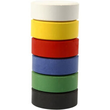 Good quality opaque gouache tablets - mixable colors - rinse the brushes with water. ref 34496