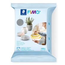 Massa de modelar FIMOair - FIMO - Cinza - 1000 g - Macia e fácil de modelar