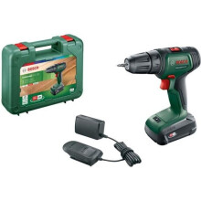 Bosch cordless drill-screwdriver - UniversalDrill 18V 40Nm + 1 1.5 Ah battery, 1 charger, 1 double screwdriver bit and box