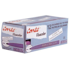 Visacolor 1161 violet broad tip felt pens - x12