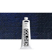 Pintura Acrílica - GOLDEN - Cor Azul Prussiano - 150ml - Cor Azul - Textura Espessa