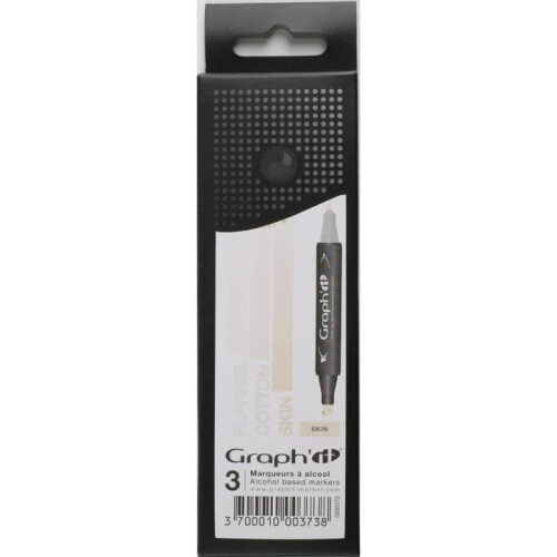 Graph'It - Set di 3 Marker a base di alcol Graph'it Gradiente Skin