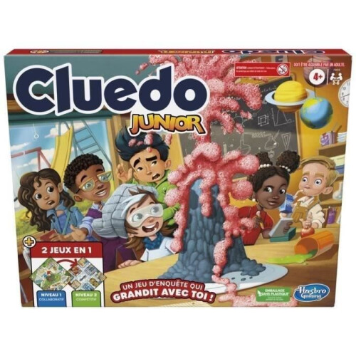 Hasbro Cluedo Junior 2-in-1 - Junior-lautapeli - pulmapeli