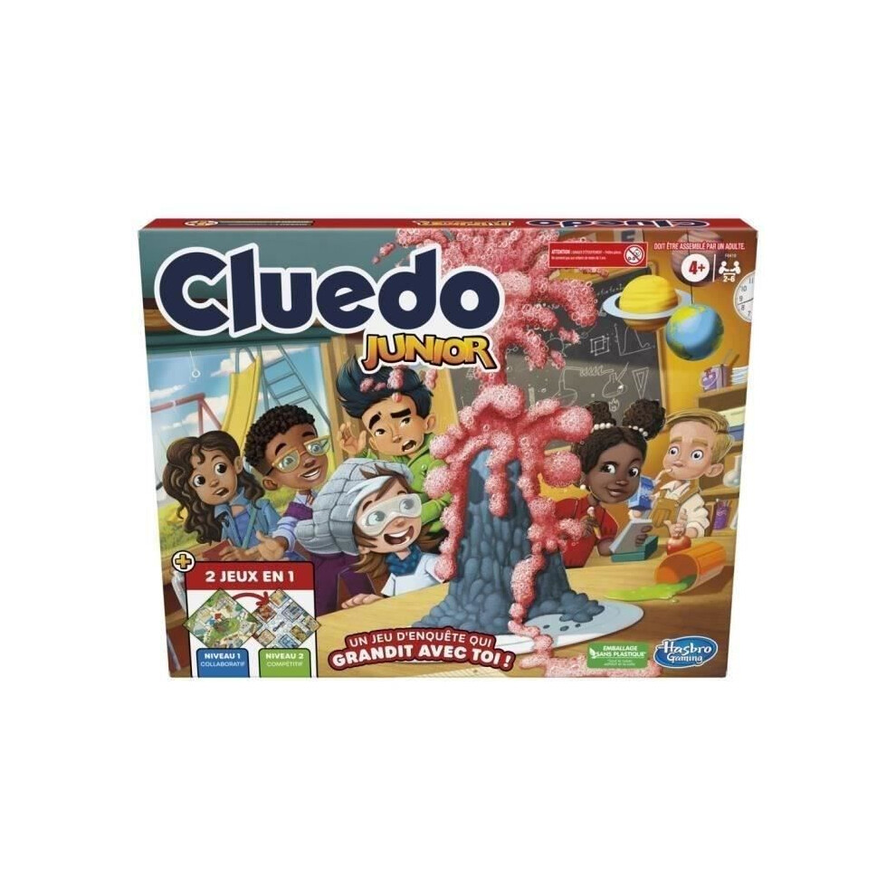 Hasbro Cluedo Junior 2-In-1 - Junior Board Game - Puzzle Game
