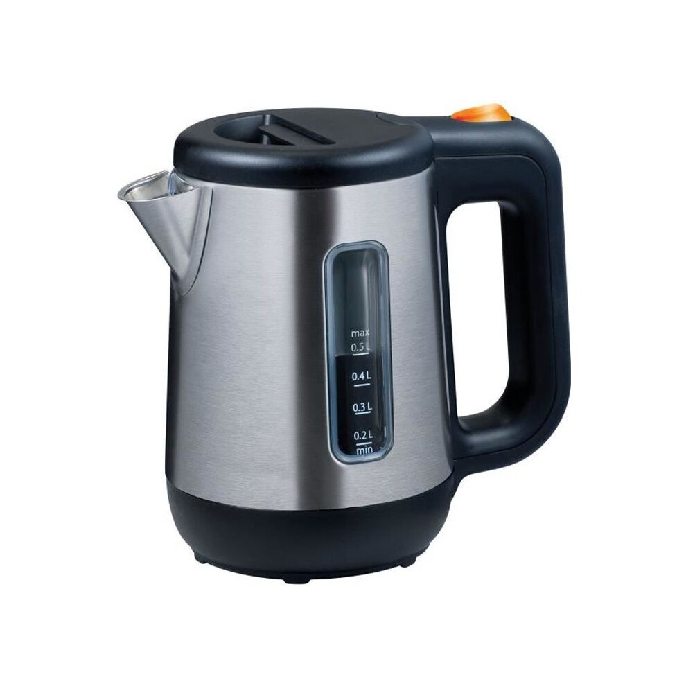 New Kenwood Kettle - Jkm076 - Compact 0.5L - Satin And Stainless Steel - Removable Anti-Limescale Filter Black