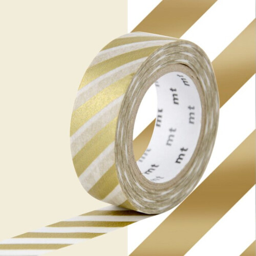 Masking Tape MT gold stripes - stripe gold