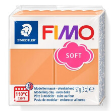 Muovailuvaha - STAEDTLER - FIMO SOFT - 57 grammaa - Papaya Sorbet - Helppo muovata