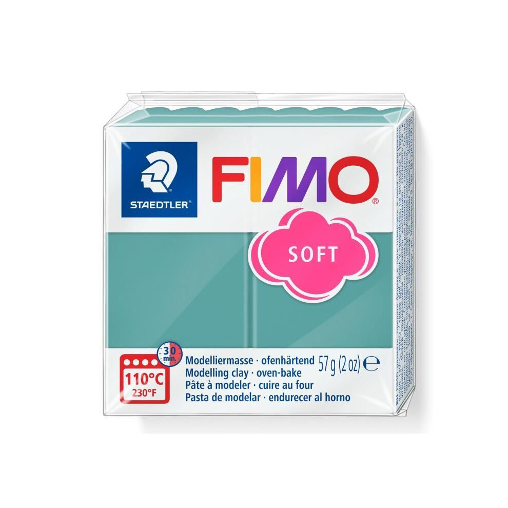 Staedtler Modeling Clay - Fimo Soft - Ocean Wave - 57G - Easy To Knead