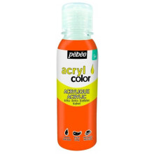 Akryst Maali - PEBEO - Acrylcolor - 150 ml - Kirkas Oranssi - Kiiltävä
