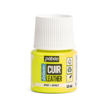 Pintura em couro - PEBEO - Setacolor - Amarelo Fluorescente - 45 ml - Acrílico