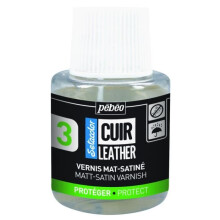 Verniz de acabamento - PEBEO - Setacolor - 110 ml - Fosco/Satinado - Proteção de couro