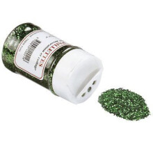 Paillettes brillantes - OZ INTERNATIONAL - MFB98-VE - Verde - Tarro de 50g - Fáciles de pegar