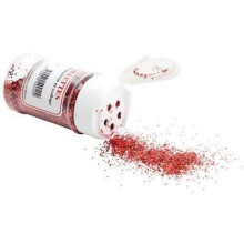 Paillettes brillantes - OZ INTERNATIONAL - MFB98-RG - Rojo - Tarro de 50g - Fáciles de pegar