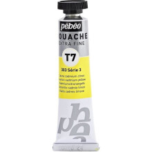 Tube 20ml Extra Fine Gouache Paint T7 LEMON YELLOW