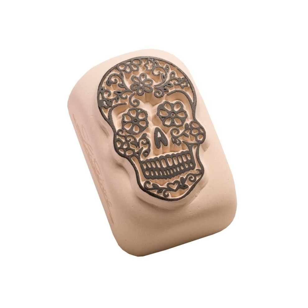 Ladot Temporary Tattoo - Medium - Voodoo Skull Design - Waterproof - Unique