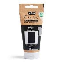 Akrüyliväri - Marsin musta - 39 - Korkea viskositeetti - Pébéo - Origin akryylit - 60ml