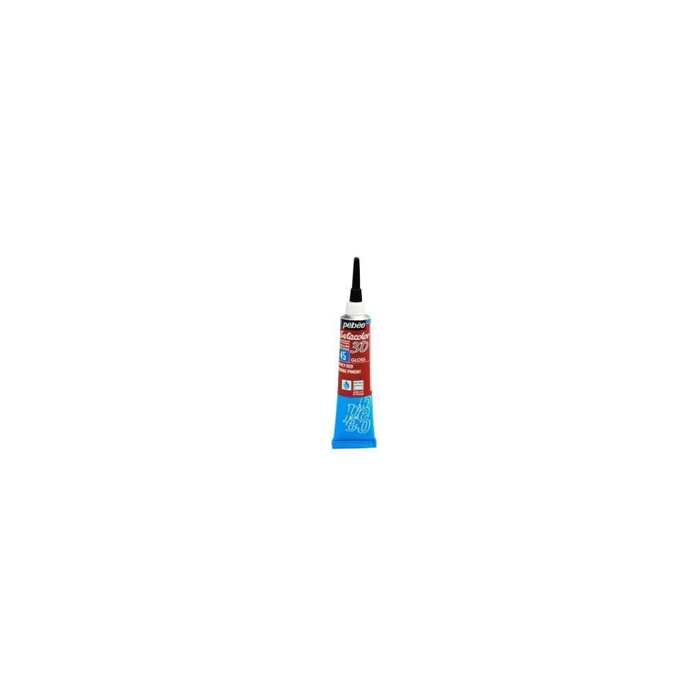 Fabric Paint - Pã©Bã©O - Setacolor 3D - Chili Red - 20Ml - Glossy 3167865570455