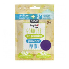 Powder Gouache - PEBEO - Violet - 100g Bag - Eco-friendly - 97% natural