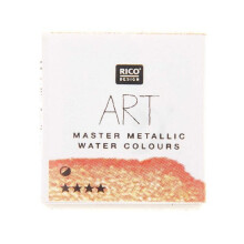 Metallische Aquarellfarbe 1/2 Godet - Aprikose