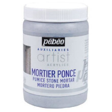 Pebeo 250 ml pumice stone mortar in gray - 523400