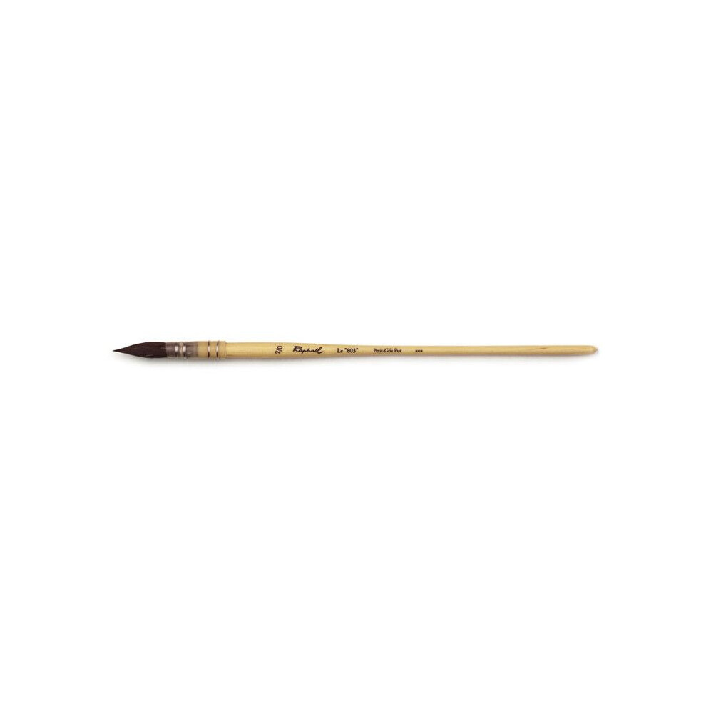 Brush - Wash - Watercolor - Extra Fine Small Gray - Raphaã«L - Series 803 - No. 2/0 3046450044383