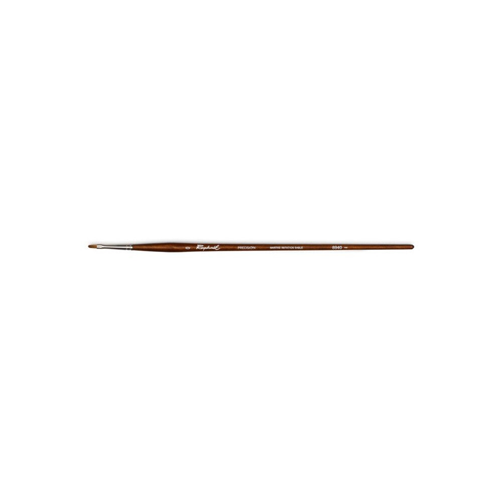 Brush - Worn Rounded - Acrylic - Precision - Raphaã«L - Series 8940 - No. 0 3046450035596