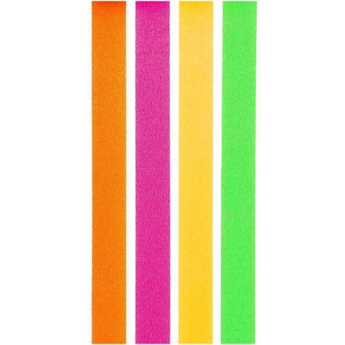4 Cintas de enmascarar, neón, colores lisos 2