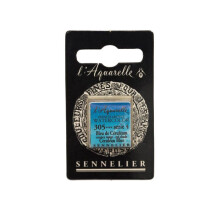Aquarelle - Sennelier - S4 - Cerulean Blau - Halbgruppe - Hohe Qualität
