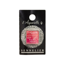 Akvarelli - Sennelier - Puoli paletti S2 - Kirkas punainen (619) - Korkea laatu - Sekä miehille että naisille
