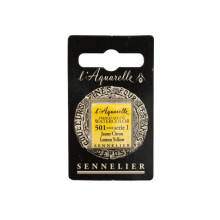 Aquarelli - Sennelier - S1 - Sitruunankeltainen - Puolikas - Korkea laatu