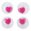 Olhos móveis Ø 35 mm - Coração rosa 2