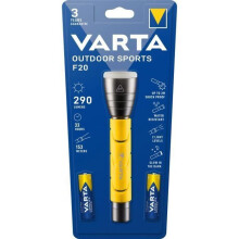 Torche VARTA Outdoor Sports F20 290lm Résistante à l'eau et aux chocs (2m) IPX4 Tête fluorescente