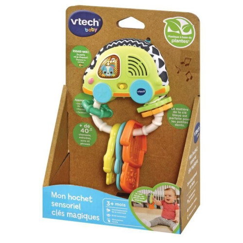 VTech Vtech Baby Magic Keys Sensory Rattle in bioplastic 1