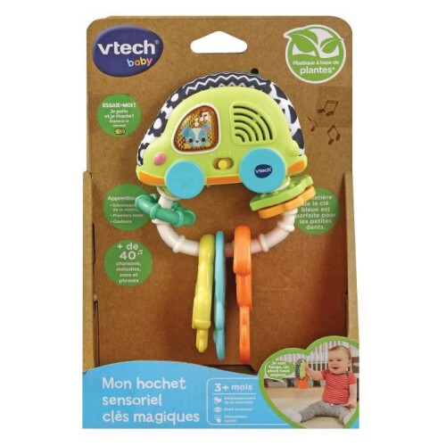 VTech Vtech Baby Magic Keys Sensory Rattle in bioplastic