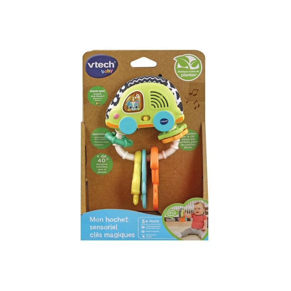 Vtech Baby Magic Keys Sensory Rattle In Bioplastic